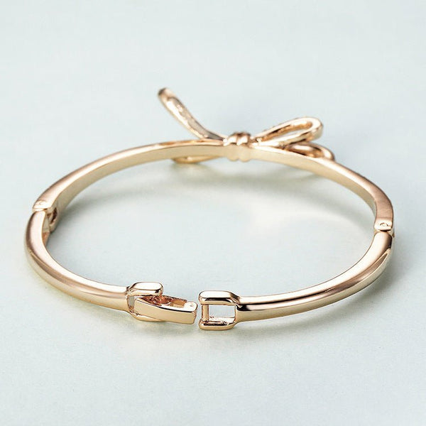 Women's Bracelets, Diamonds, Bows, Rose Gold Alloy Bracelets - Yahko Merchandise