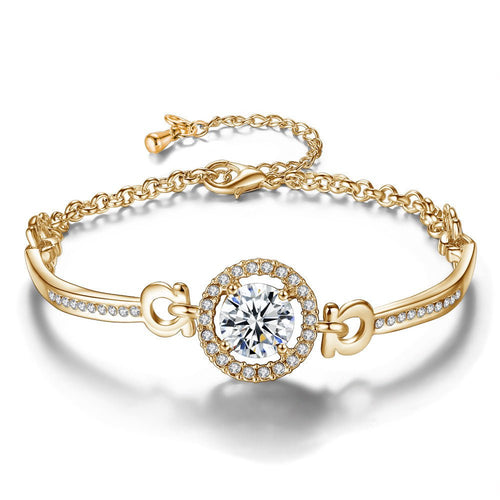 Women's Korean Style Girlfriends Zircon Fashion Bracelets, Bracelets, Jewelry, Beautiful Bracelets Of The Holy Light - Yahko Merchandise