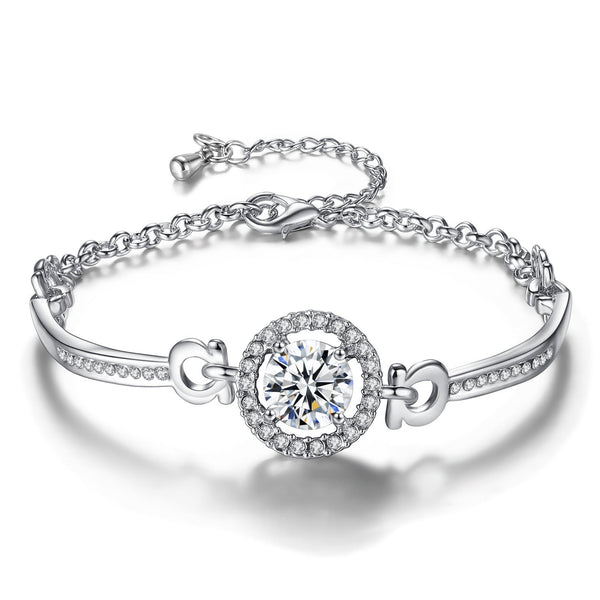 Women's Korean Style Girlfriends Zircon Fashion Bracelets, Bracelets, Jewelry, Beautiful Bracelets Of The Holy Light - Yahko Merchandise