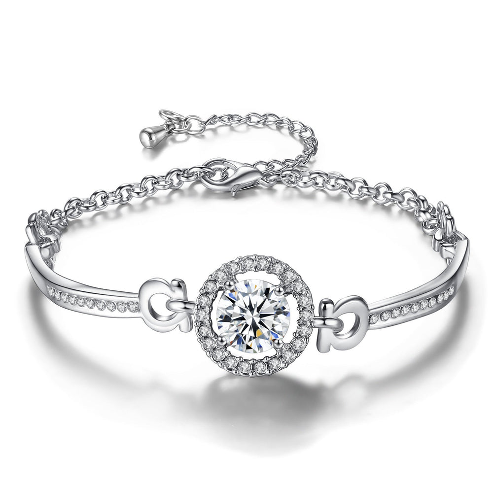 Women's Korean Style Girlfriends Zircon Fashion Bracelets, Bracelets, Jewelry, Beautiful Bracelets Of The Holy Light - Yahko Merchandise
