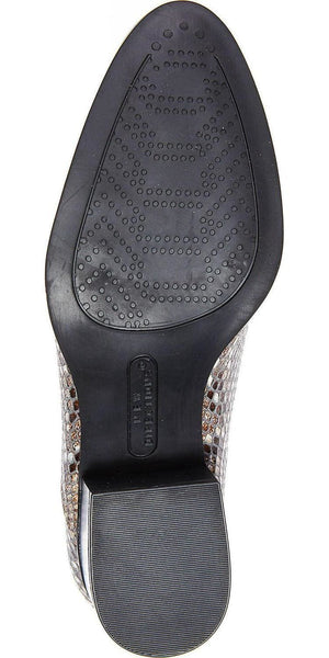 Womens Shoe - Low Heel Snakeskin Style Fredricka Booties (size 7.5) - Yahko Merchandise