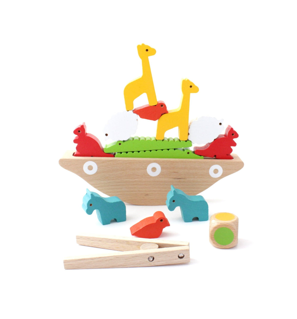 Wooden Blocks Balance Animal Game Toys for Children Montessori - Yahko Merchandise