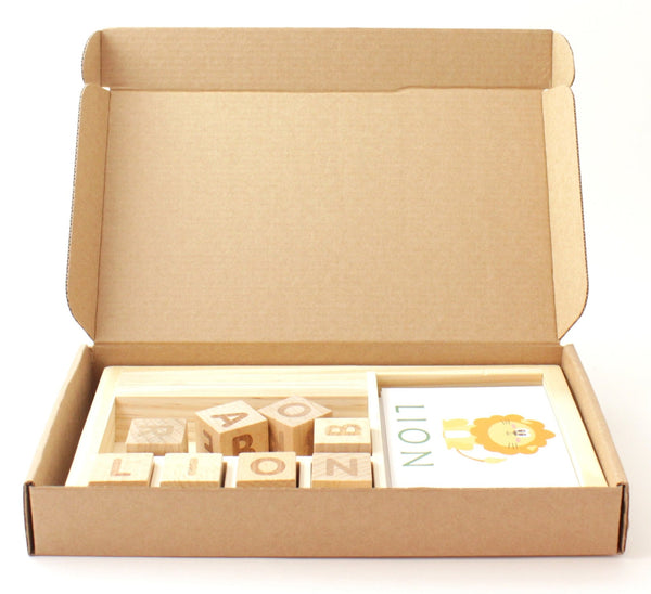 Wooden English Word Learning Cardboard Toys Games Educational - Yahko Merchandise