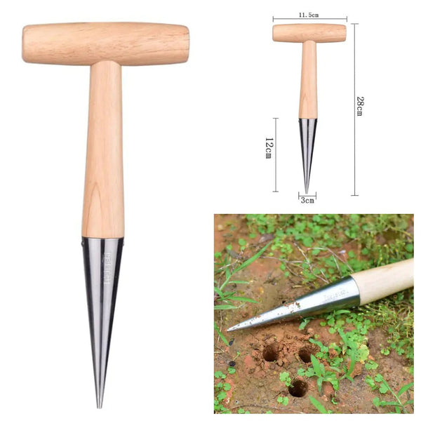 Wooden Gardening Tools for Planting Seeds and Bulbs - Yahko Merchandise