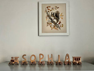 Wooden Letter Train Puzzle for Kids - Yahko Merchandise