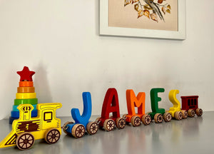 Wooden Letter Train Puzzle for Kids - Yahko Merchandise