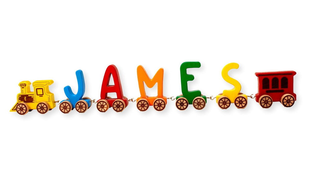 Wooden Letter Train Puzzle for Kids - Yahko Merchandise