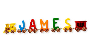 Wooden Letter Train Puzzle for Kids - Yahko Merchandise