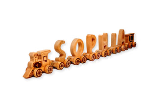 Wooden Letter Train Puzzle for Kids - Yahko Merchandise