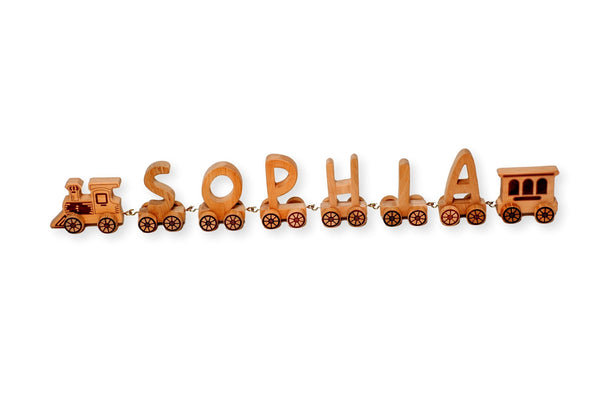 Wooden Letter Train Puzzle for Kids - Yahko Merchandise