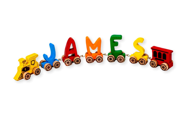 Wooden Letter Train Puzzle for Kids - Yahko Merchandise