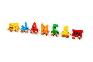 Wooden Letter Train Puzzle for Kids - Yahko Merchandise