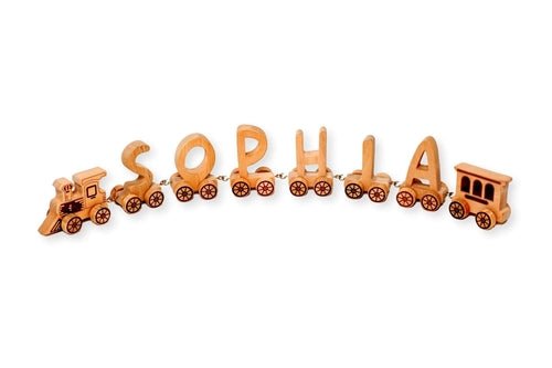 Wooden Letter Train Puzzle for Kids - Yahko Merchandise