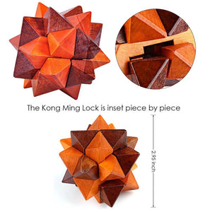 Wooden Luban Lock Ball IQ Puzzle Toy - Yahko Merchandise