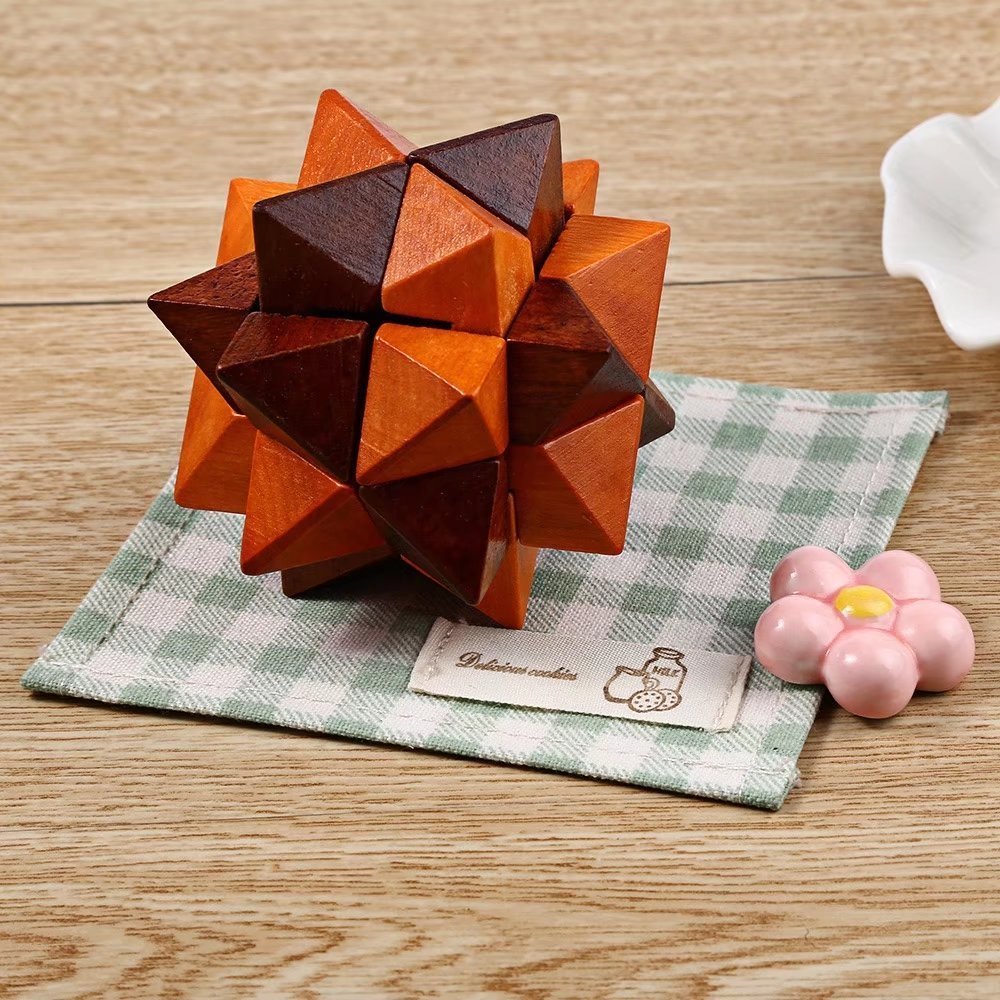 Wooden Luban Lock Ball IQ Puzzle Toy - Yahko Merchandise