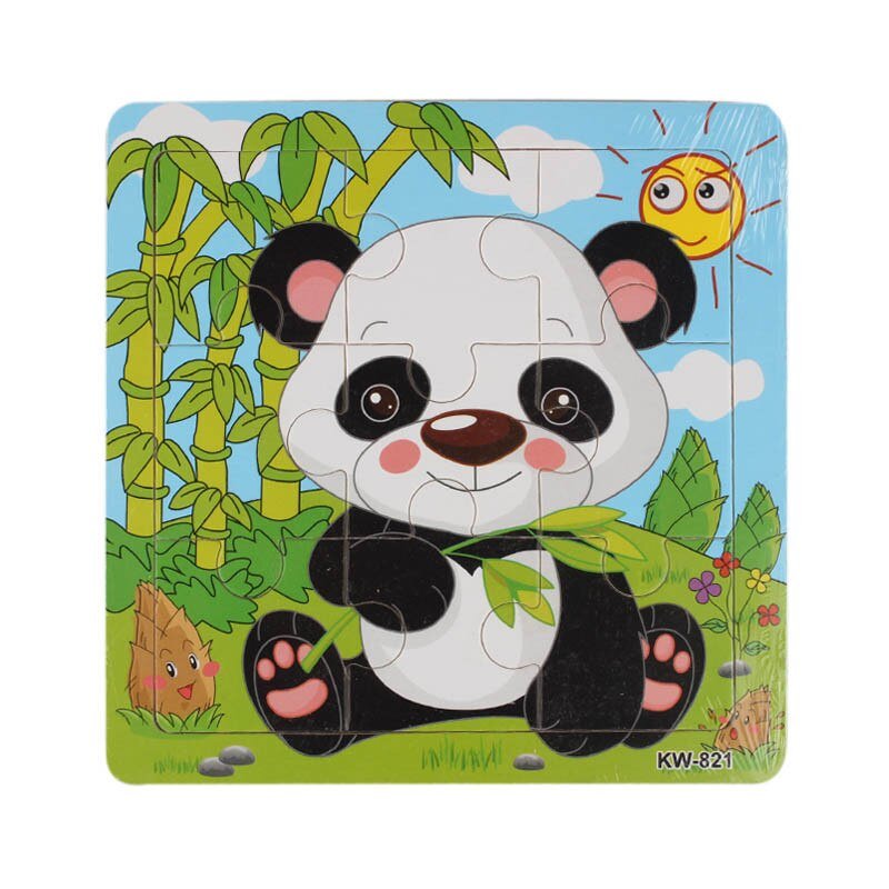 Wooden Panda Jigsaw Toys For Kids Education And - Yahko Merchandise