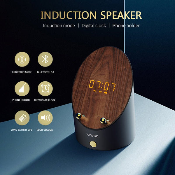 Wooden Speaker Smart Induction Speaker Phone Holder - Yahko Merchandise