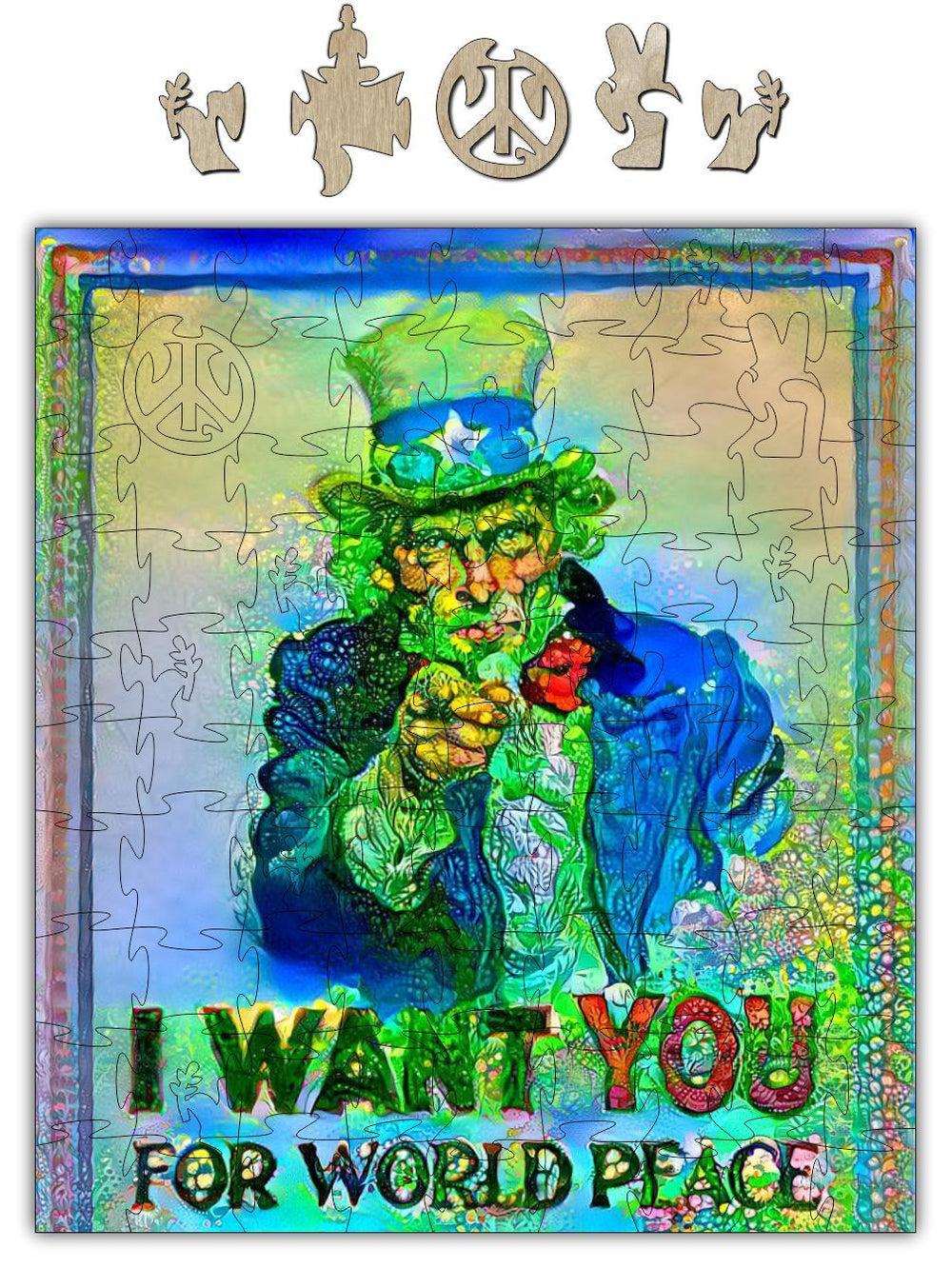 World Peace Wooden Jigsaw Puzzle 6714 - Yahko Merchandise