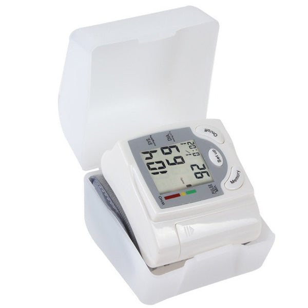 Wrist Blood Pressure Monitor, Fully Automatic Blood Pressure Measuring Device, Electronic Blood Pressure Monitor, Blood Pressure Measuring Device For Elderly People To Measure Hypertension - Yahko Merchandise