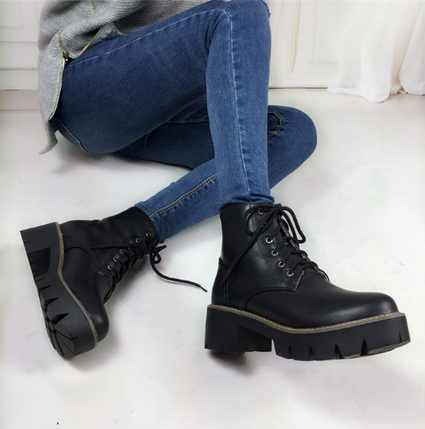 Winter Warm Fashion Women's Lace-Up Snow Boots