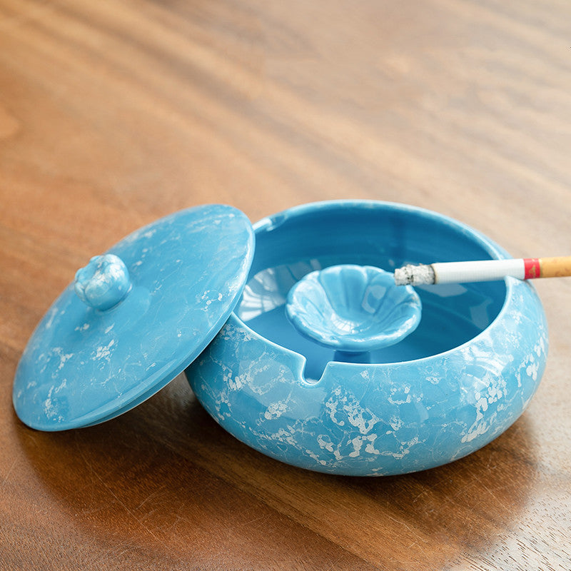 Windproof Ceramic Ash Tray