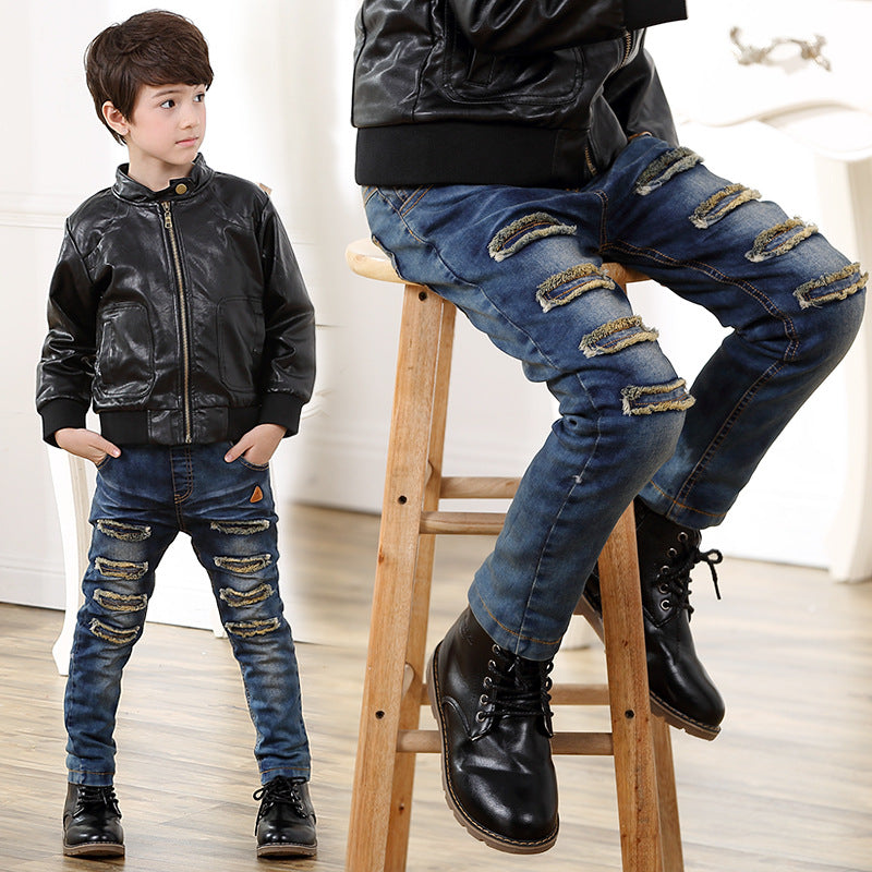 Ripped Jeans Style for Boys