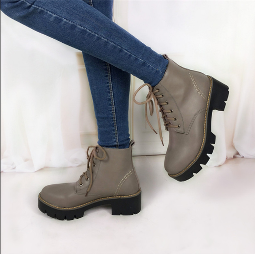 Winter Warm Fashion Women's Lace-Up Snow Boots