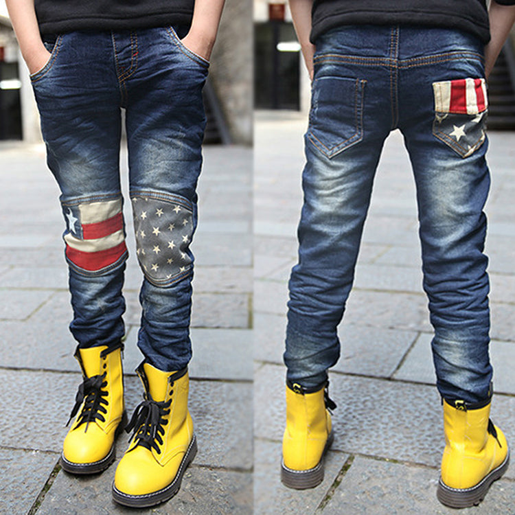 Boy Patchwork Jeans