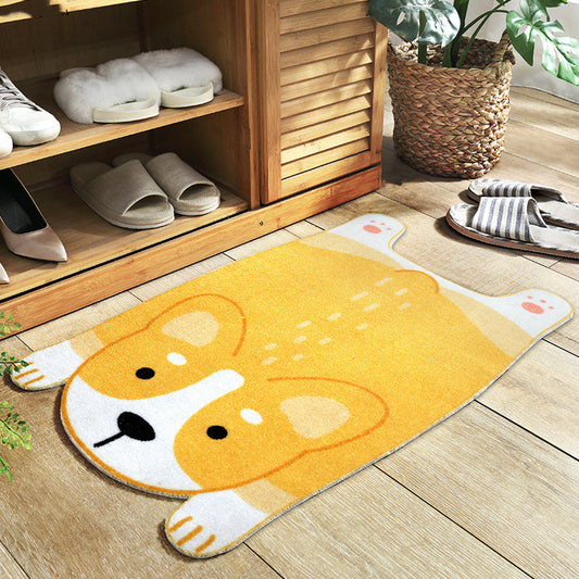 Cartoon Corgi Doormat