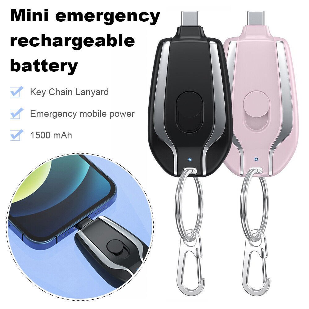 1500mAh Mini Power Emergency Pod Keychain - Yahko Merchandise