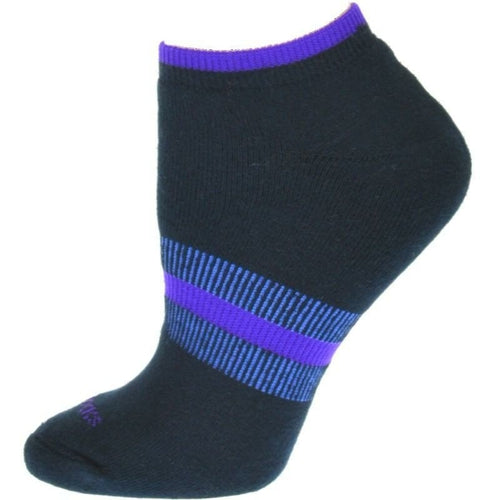 Tipped Cushioned Arch Support No Show Performance Cotton Socks