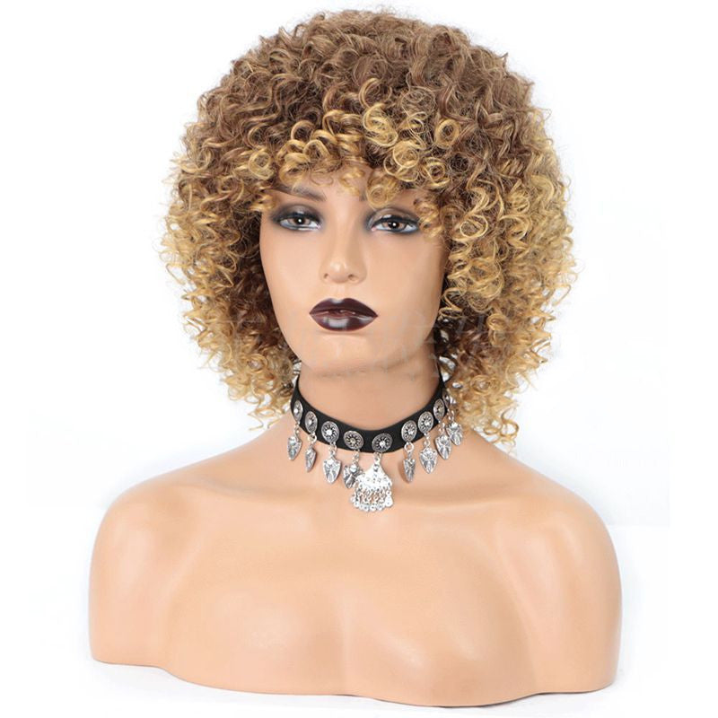 Cross-Border Small Curly Ladies Wigs