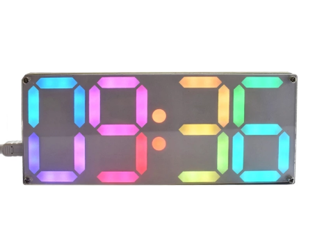 Clock Rainbow Digital Tube Clock Kit