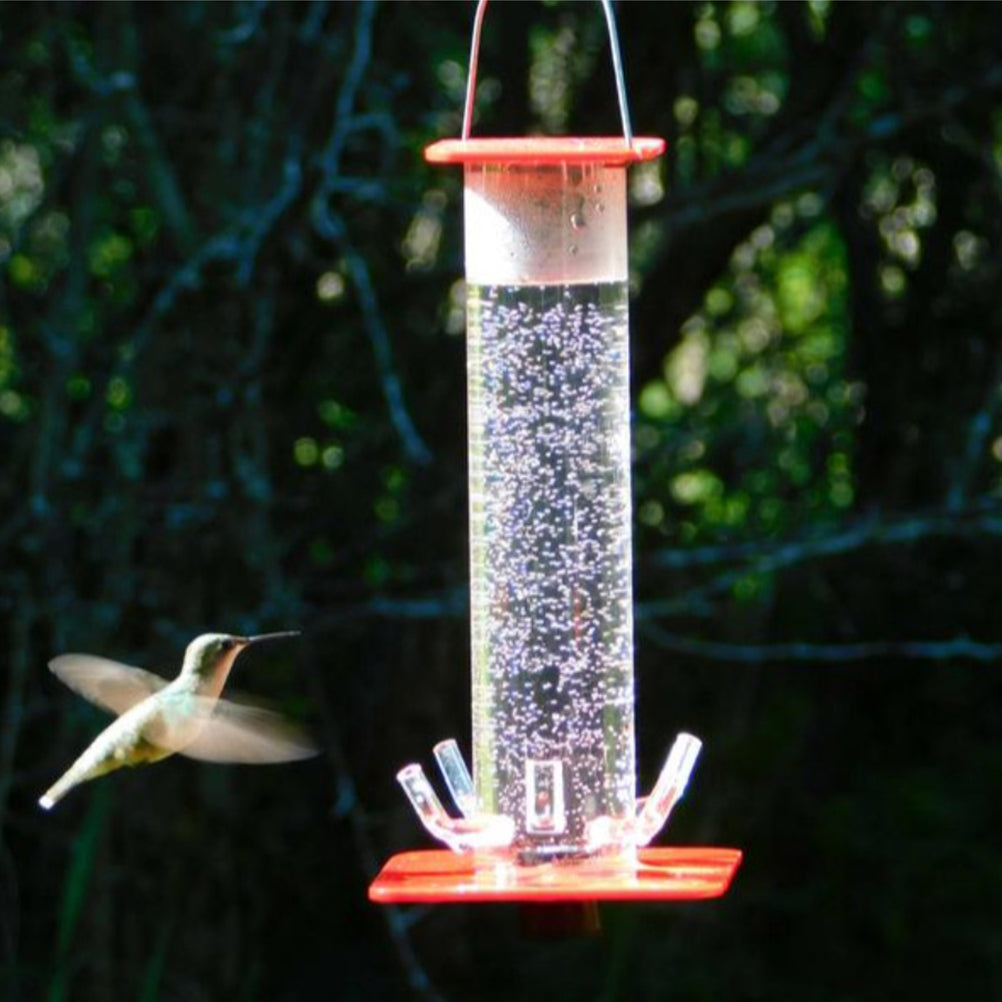 Hanging Cylindrical Bird Feeder