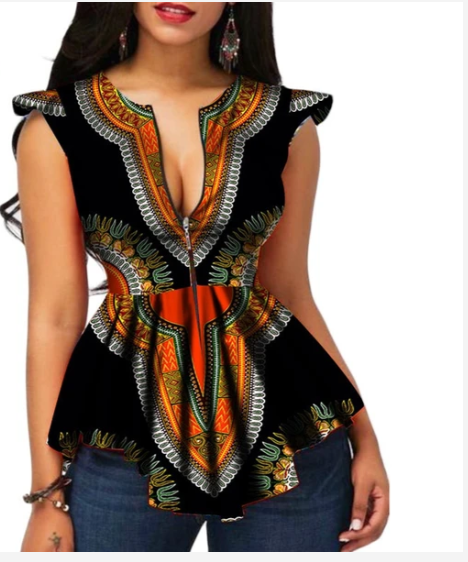 Cotton African Women's Blouse