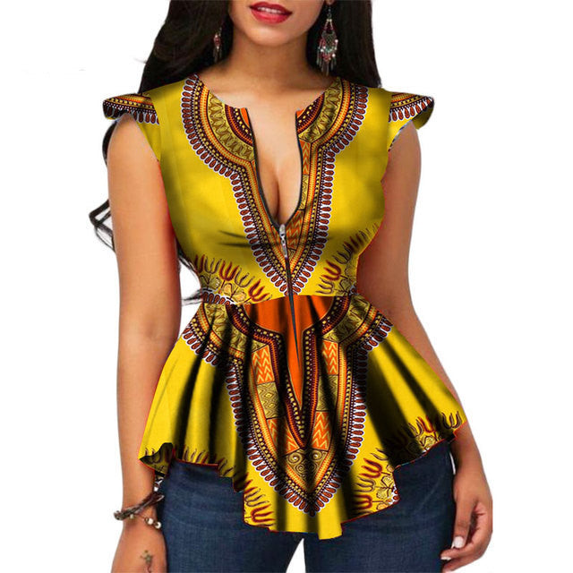 Cotton African Women's Blouse