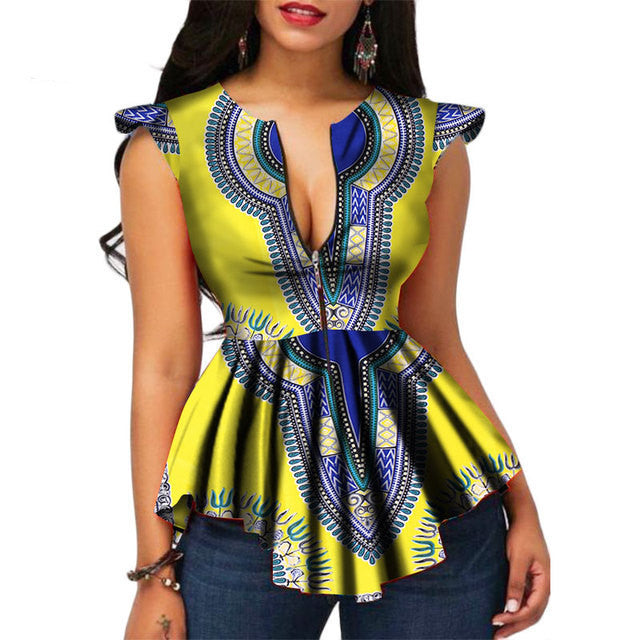 Cotton African Women's Blouse