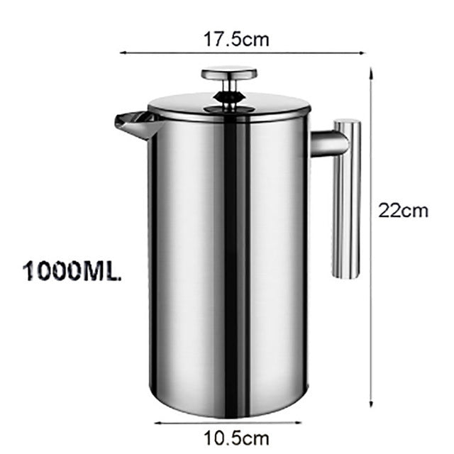 Stainless Steel French Press Coffee Maker