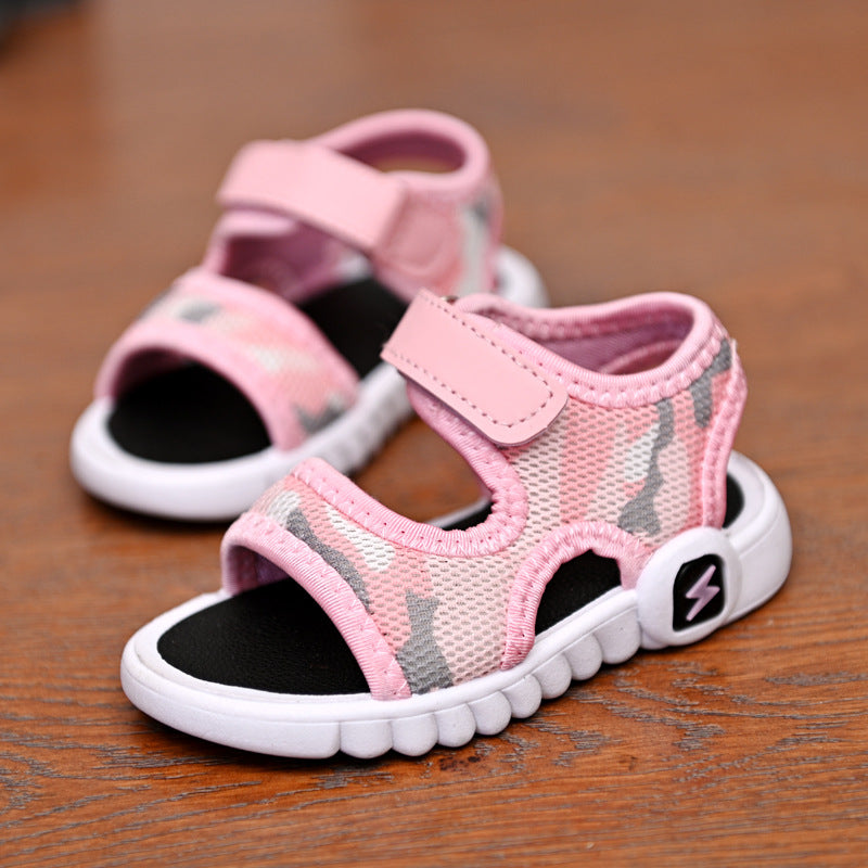 Summer Children's Shoes Fashion Lightweight Soft Flat Boy Sandals