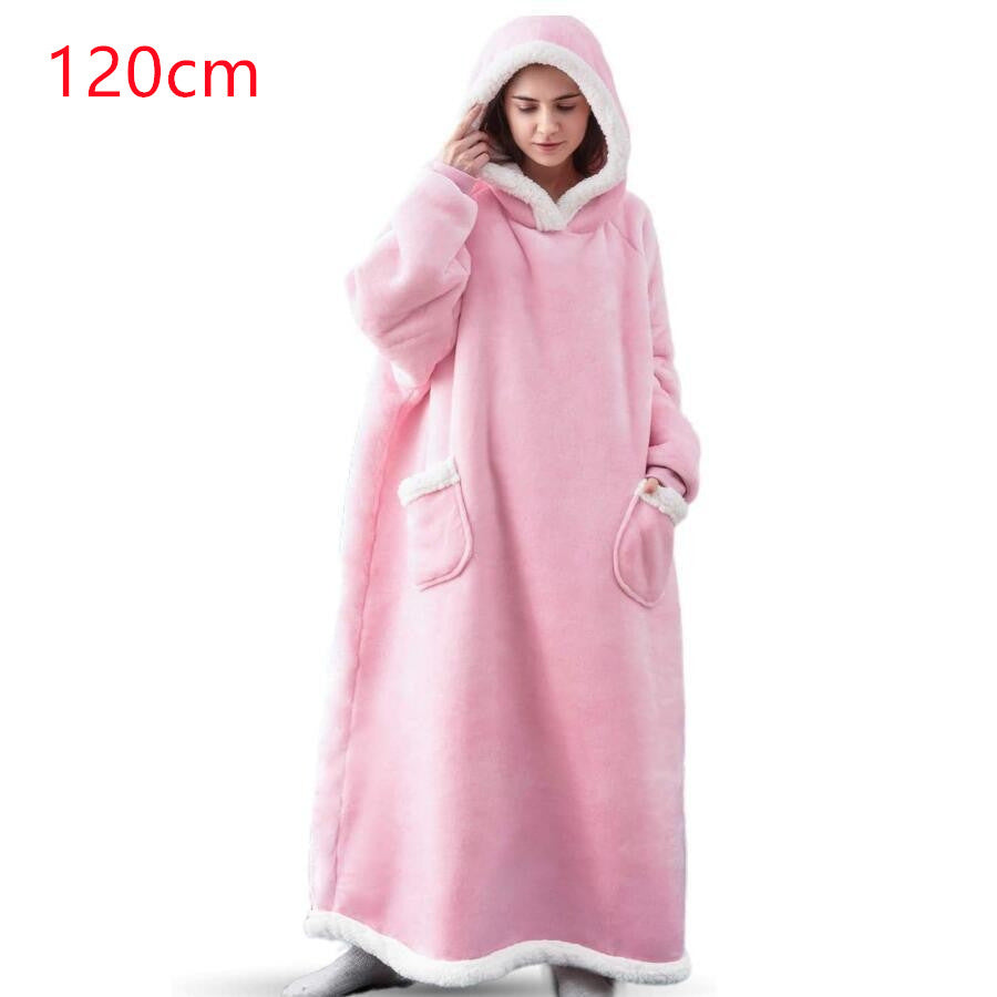 Oversized Pullover Winter Hoodie Warm Blankets