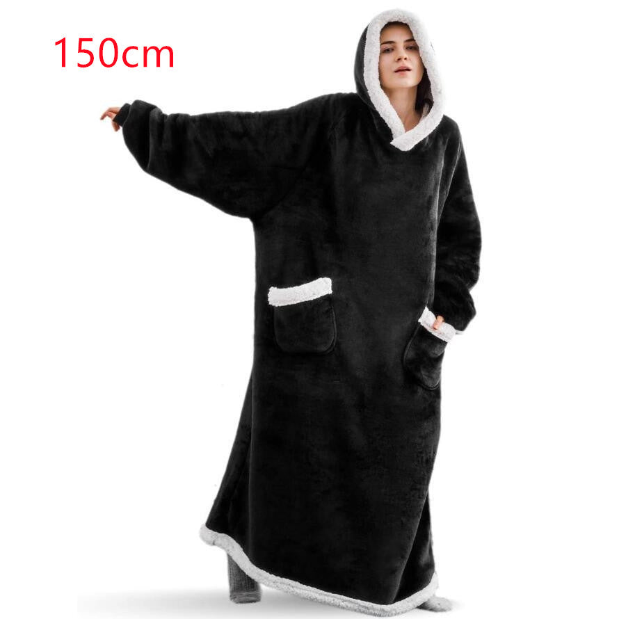 Oversized Pullover Winter Hoodie Warm Blankets