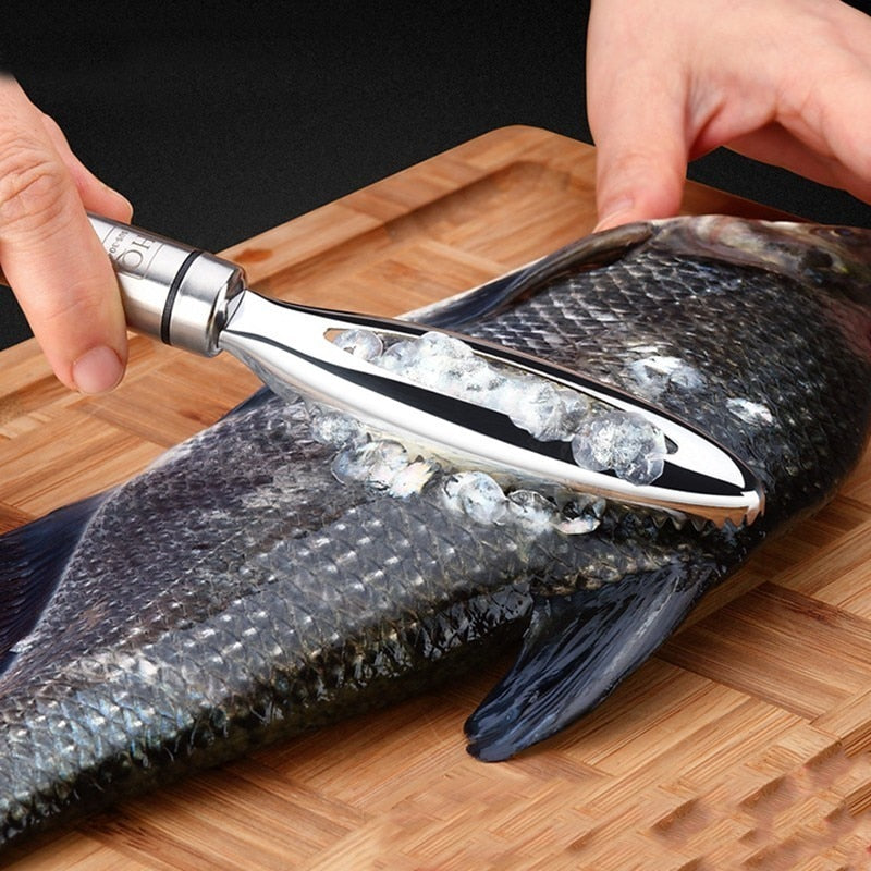 Stainless Steel Scale Removing Artifact Fish Killing Tool