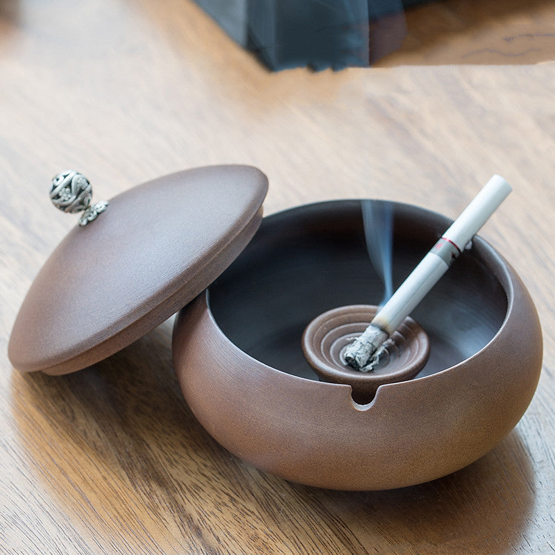 Windproof Ceramic Ash Tray