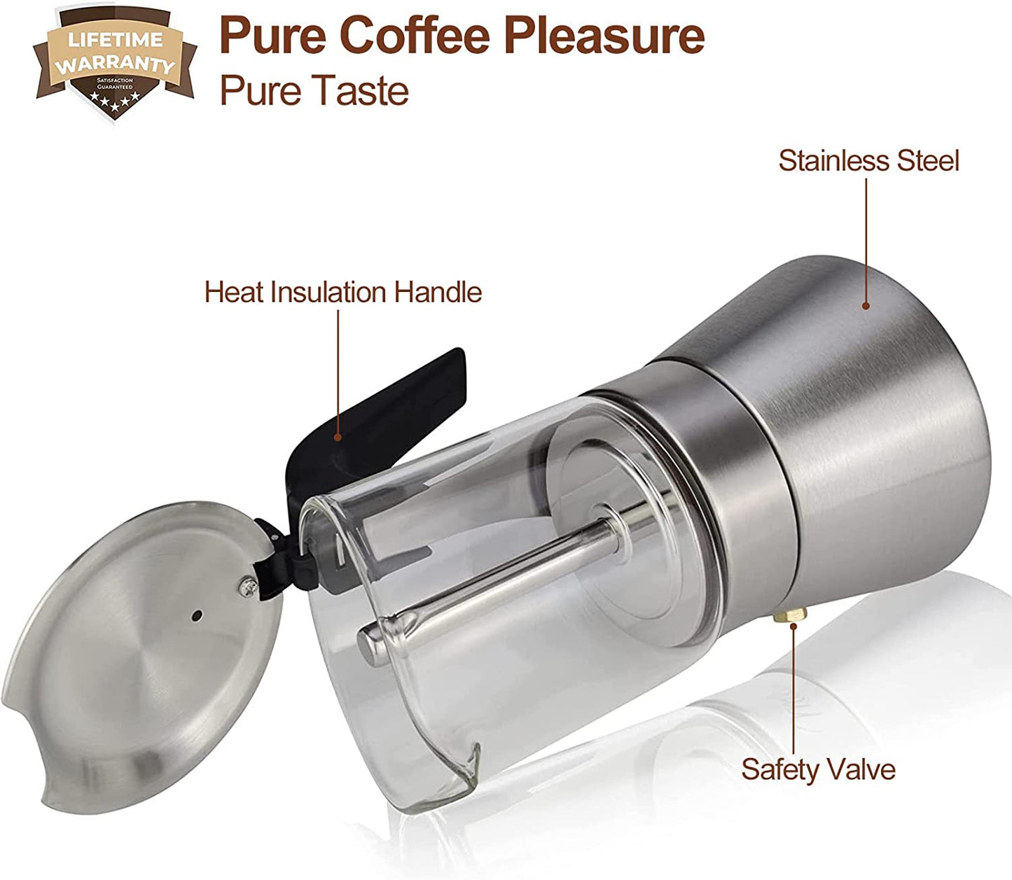 Italian Stainless Steel Expresso Maker