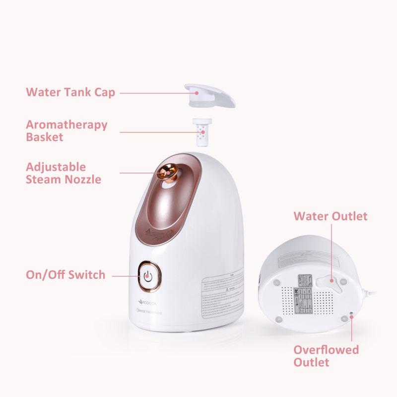 Nano spray steamer