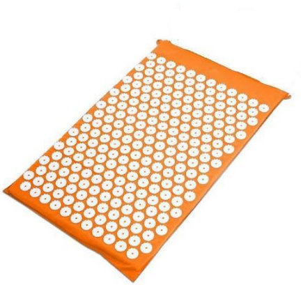 Acupressure Yoga Mat Cushion Massager and Pillow for Neck Back Pain and Muscle Relaxation