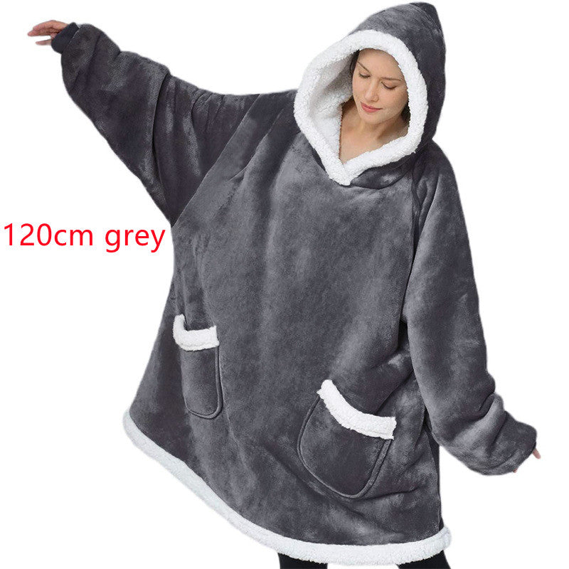 Oversized Pullover Winter Hoodie Warm Blankets