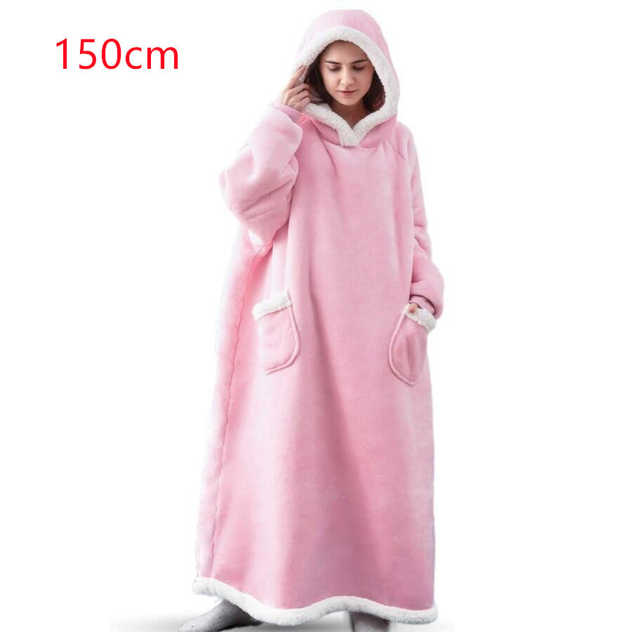 Oversized Pullover Winter Hoodie Warm Blankets