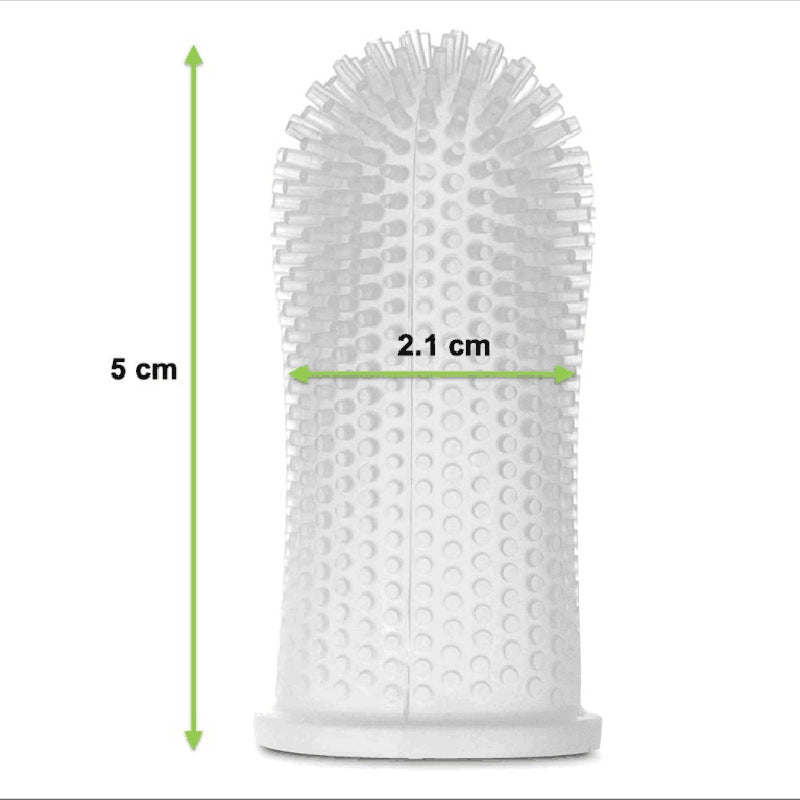 Pet Fingertip Cleaning Silicone Toothbrush