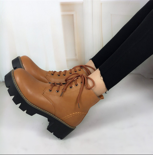 Winter Warm Fashion Women's Lace-Up Snow Boots